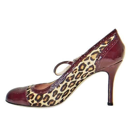 Kate Spade Leopard Mary Jane pump size 10 - Picture 3 of 8